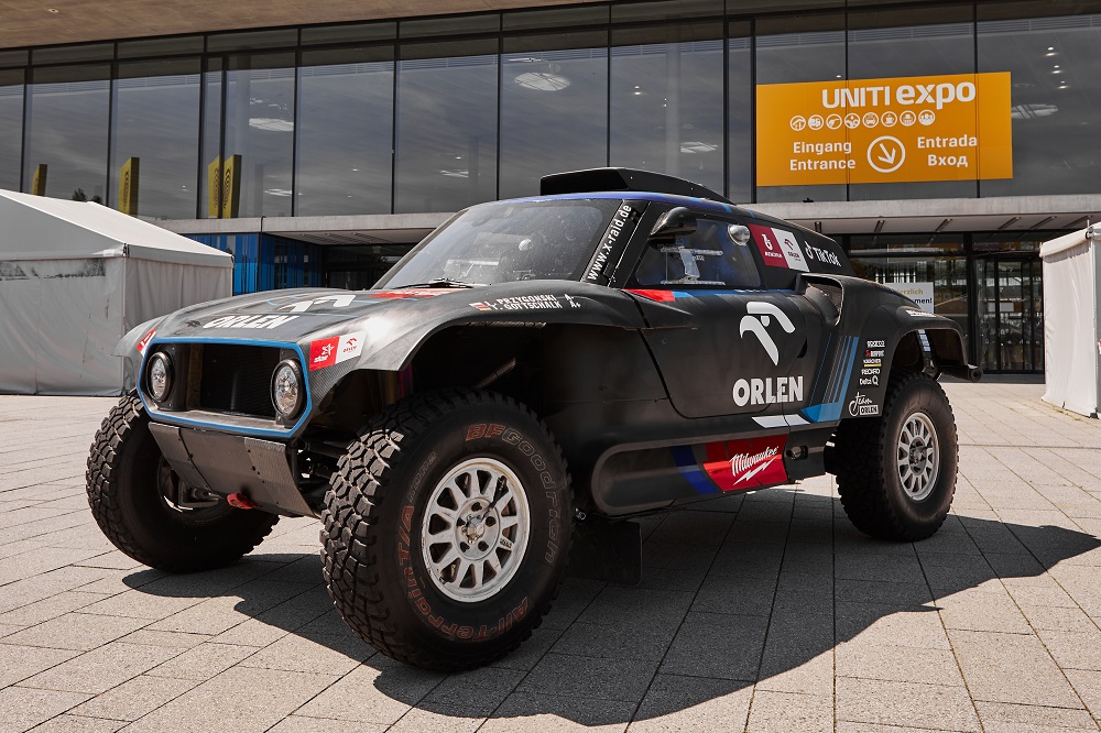 Rallye Dakar Wagen auf der Uniti Expo 2022